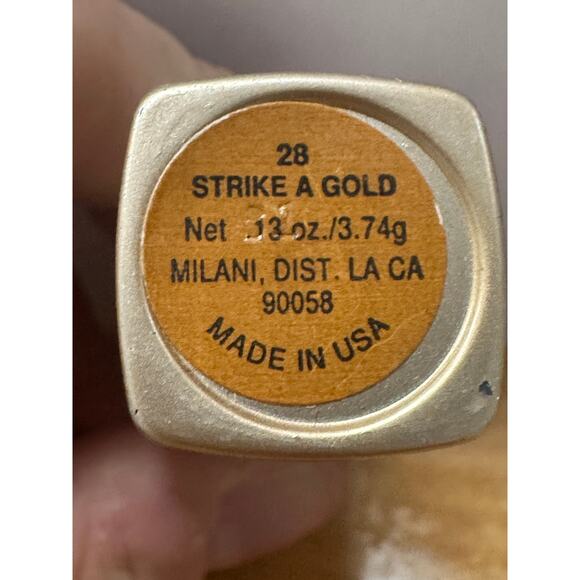 NOS Milani Color Perfect Lipstick #28 Strike A Gold - Picture 3 of 6
